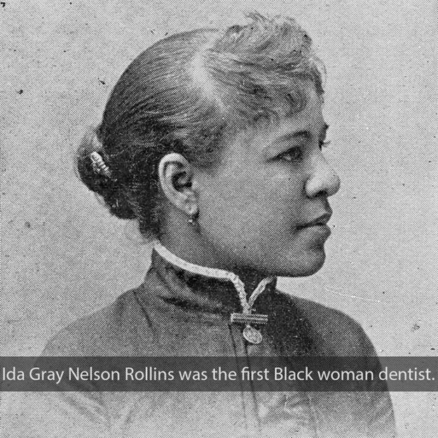 ida-gray-2022_700.jpg Black and white portrait photograph of Ida Gray Nelson Rollins, first Black woman dentist, in professional attire.