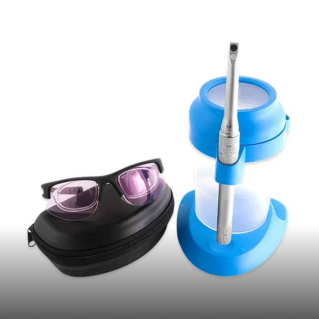 Oral cancer detection device on a light background representing advanced oral cancer screening technology in Scottsdale