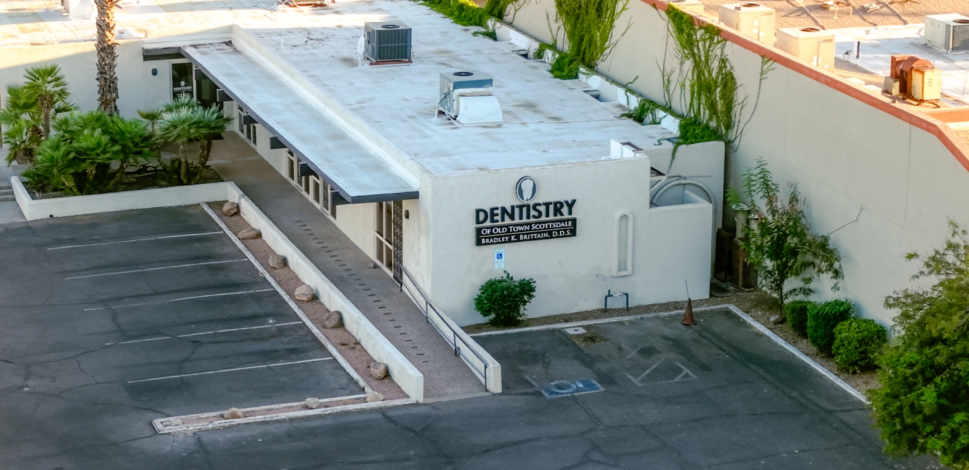Exterior of the Dentistry of Old Town Scottsdale building