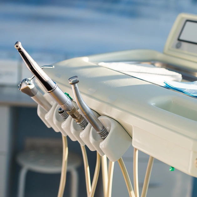 Ultrasonic dental scaling instrument representing ultrasonic cleaning technology used at Dentistry of Old Town Scottsdale