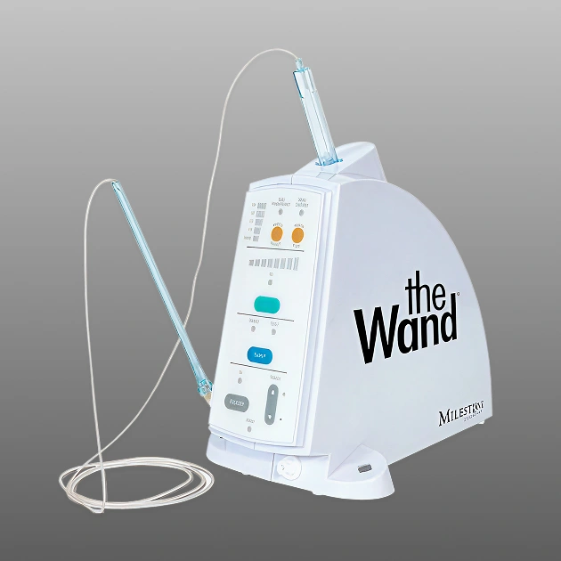 The Wand computerized dental anesthesia device representing painless injection technology at Dentistry of Old Town Scottsdale